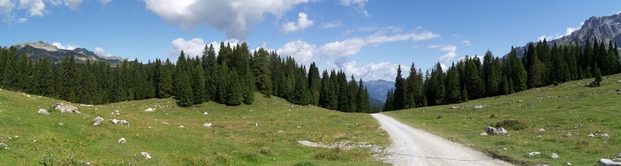 Obraz premium montagna panorama