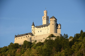 Fototapeta na wymiar Burg an der Mosel