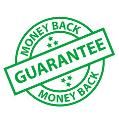 MONEY BACK GUARANTEE Marketing Stamp (price promise sticker tag)