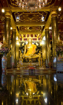one of the most beautiful golden budha image,Thailand