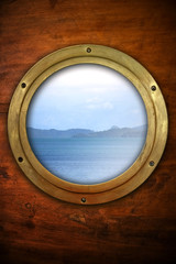 porthole with ocean view