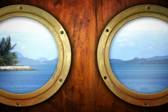 porthole with ocean view