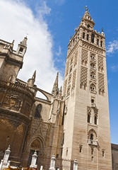 Fototapeta na wymiar Cathedral of Seville