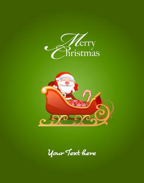Christmas greetings illustration