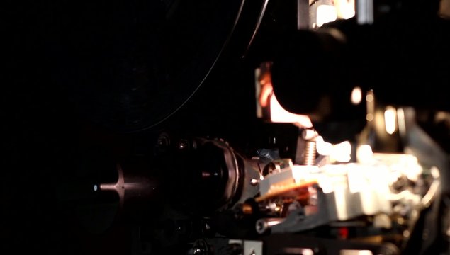 Movie Projector - switching on the light