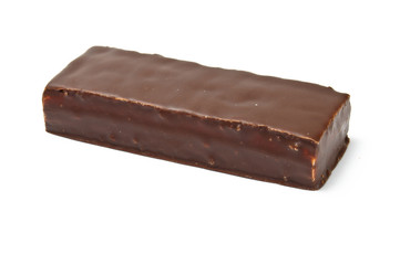 Chocolate bar with skimmings filling