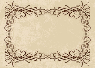 Elegant vintage frame
