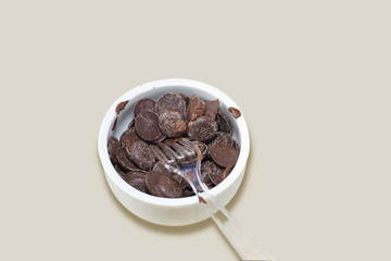 Ciotola con cioccolatini