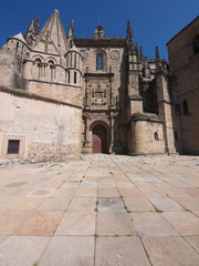 Fototapeta na wymiar Old Cathedral in Plasencia