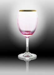 Glass of red wine