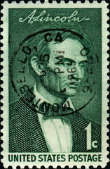 A Lincoln. United States Postage. 1 C.