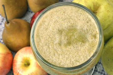 Pear and apple juice