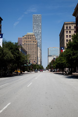 Fototapeta na wymiar Houston Street Downtown