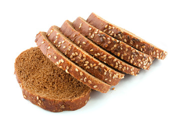 Black sliced ​​bread