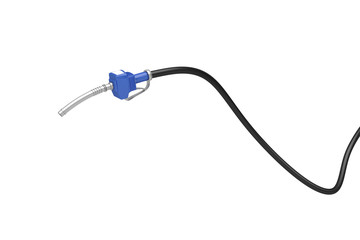 Blue fuel pump nozzle