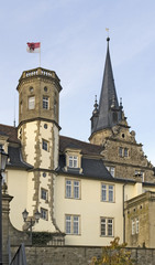 Fototapeta na wymiar detail of the castle in Öhringen