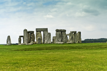 Fototapeta na wymiar Stonehenge starożytny prehistoryczny kamienny monument, Salisbury, UK