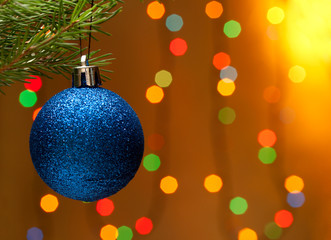 Fototapeta premium Christmas-tree decorations