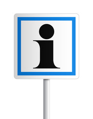 Panneau - informations relatives aux services