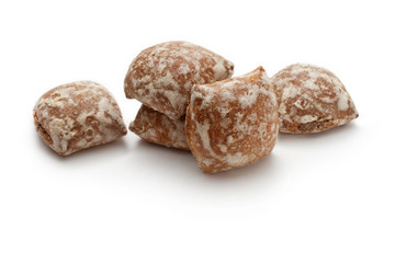 Spice cakes isolated on the white background