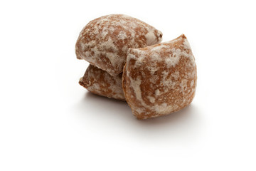 Spice cakes isolated on the white background