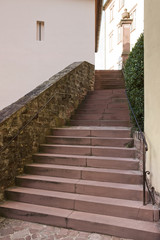 Fototapeta na wymiar Stairway w Wertheim am Main