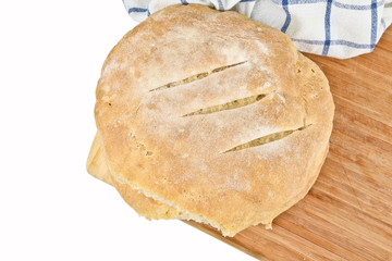 Fresh baked home made bread