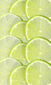 Fresh juicy lime slice background