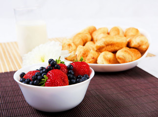 Early breakfast.