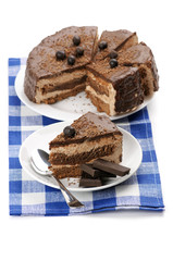 Homemade chocolate cake