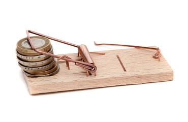 Mausefalle und M&uuml;nzen