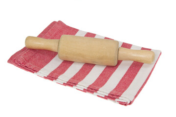 Nudelholz mit Küchentuch