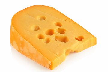 A piece of cheese.
