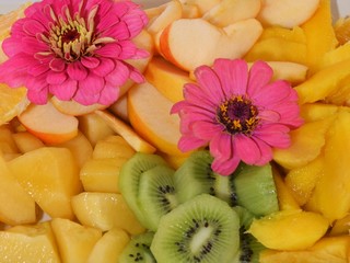Fruits and flower