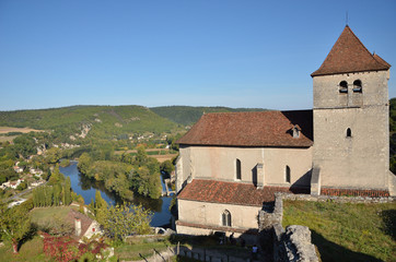 Fototapeta na wymiar Saint-Cirq-Lapopie