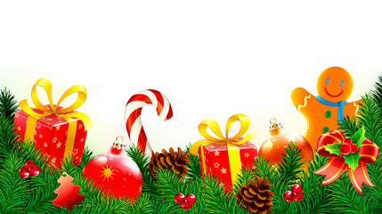 Christmas decorative background
