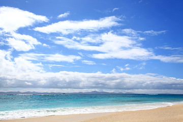 Fototapeta na wymiar 水納島の美しい風景
