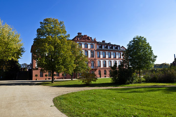 famous Biebrich Palace in Wiesbaden