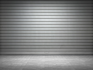 Illuminated grunge metallic roll up