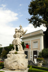 Obraz premium statue in Mirabell Gardens Salzburg Austria