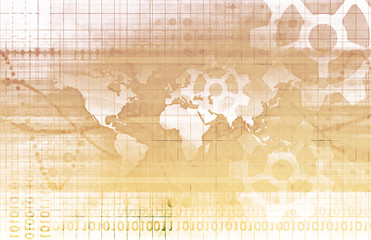 Obraz premium Globalne partnerstwo
