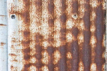 old galvanized steel