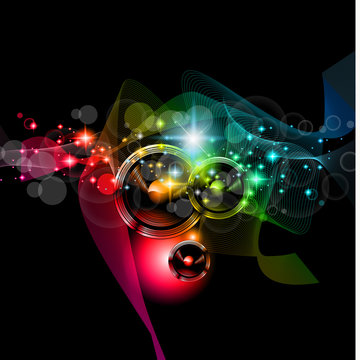 Disco Event Background