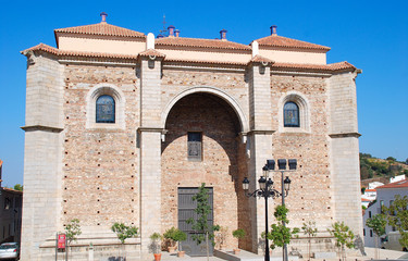 Fototapeta premium IGLESIA DE ARACENA, VISTA GENERAL
