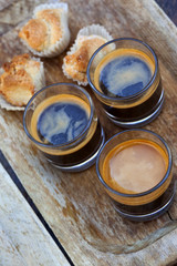 Café, moka, mignardises, boisson, repas, bistrot