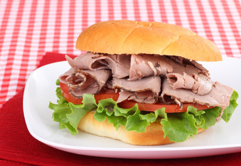 Roast Beef on a Bun
