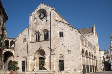 Fototapeta na wymiar Bitonto (Bari, Puglia, Włochy) - Stary katedra romańska Styl