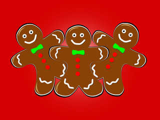 Lebkuchenmänner - Gingerbread Men