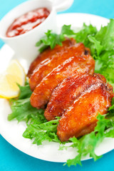 Spicy chicken wings