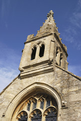 Church at Great Chalfield. Wiltshire. England